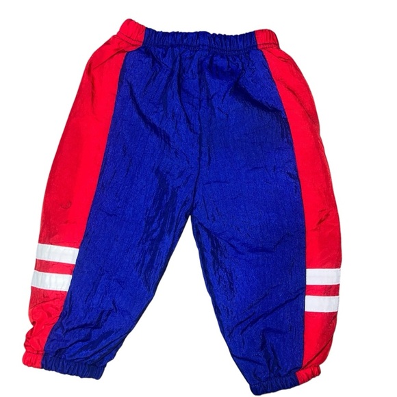 RARE Vintage Little League Official Gear Red Blue Windsuit Tracksuit 18 months - Picture 6 of 10
